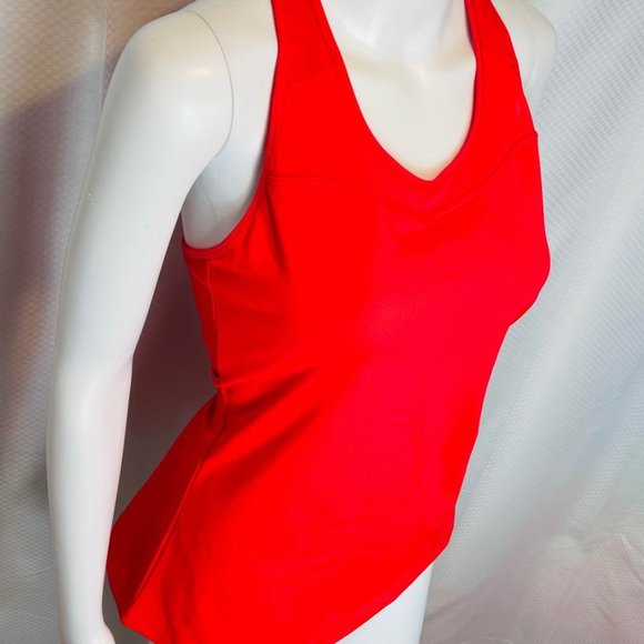 Athleta Tops - ATHLETA Tank Top Size M Color Coral Red- Almost New ♥